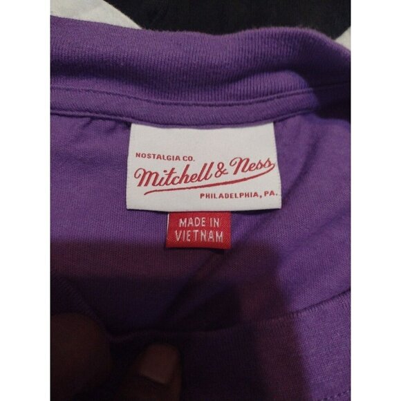 Men's Mitchell & Ness Toronto Raptors T-Shirt Hardwood Classics Size Large L - Picture 6 of 10